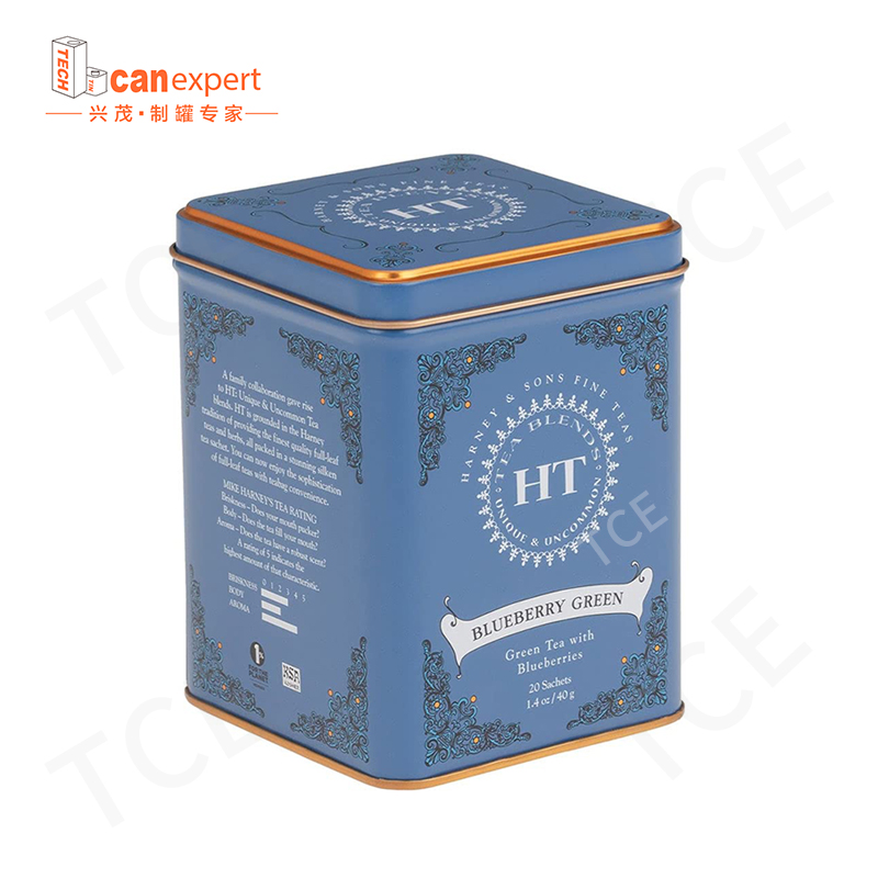 TCE- Designnou de ceai pătrat poate fi ceai metalic de înaltă calitate
